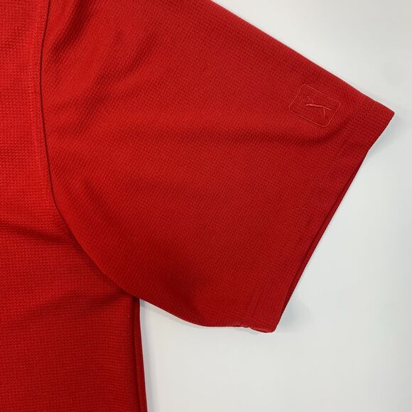 PGA Tour Golf Polo Shirt Mens 2XL XXL Red Side Vent Performance Sweat Wicking - Picture 5 of 11